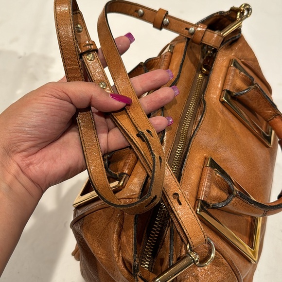 Authentic Chloe Ethel Leather Tote bag with strap - Picture 11 of 15